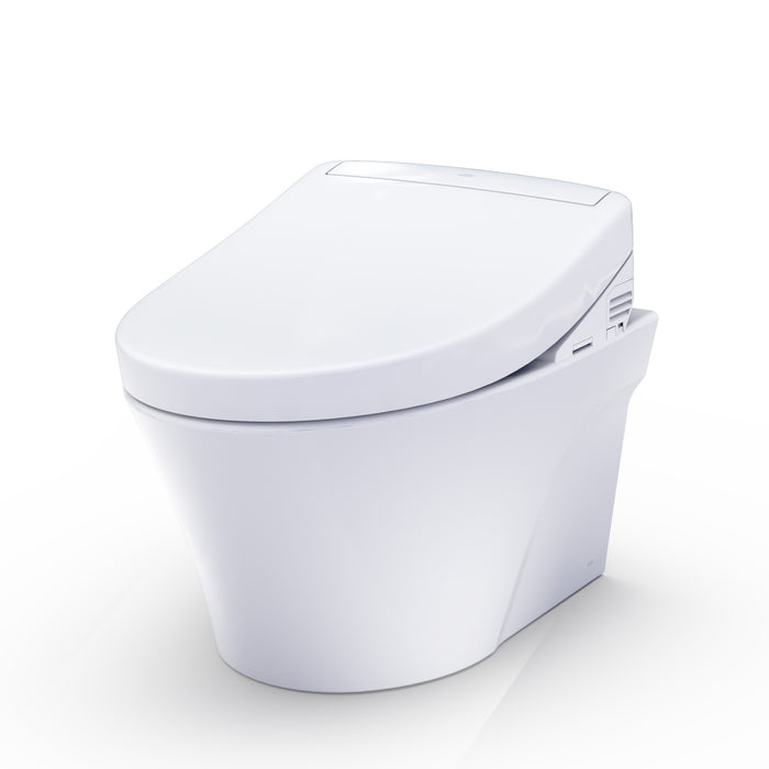 TOTO CWT4263446CMFG#MS Washlet+ AP Wall-Hung Toilet and Washlet S5 and DuoFit In-Wall Dual-Flush Tank