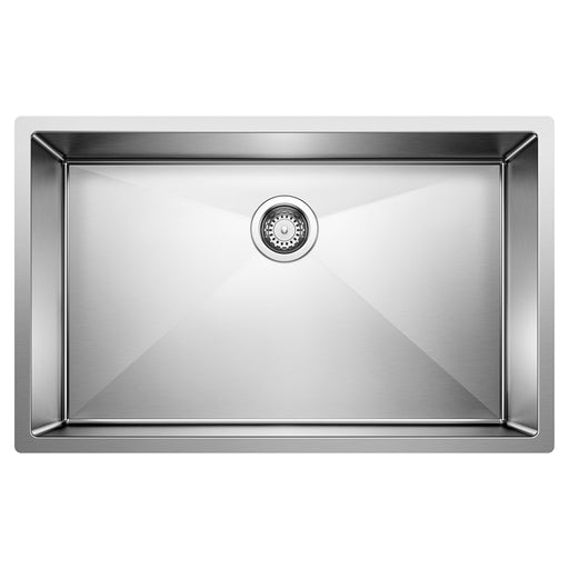 Blanco 513686 Precision R10 32" Single Bowl Undermount Stainless Steel Kitchen Sink