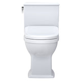 TOTO MW4944734CEMFGA#01 WASHLET+ Connelly Two-Piece Dual Flush Toilet, WASHLET S7A Bidet Seat with Auto Flush, Cotton White