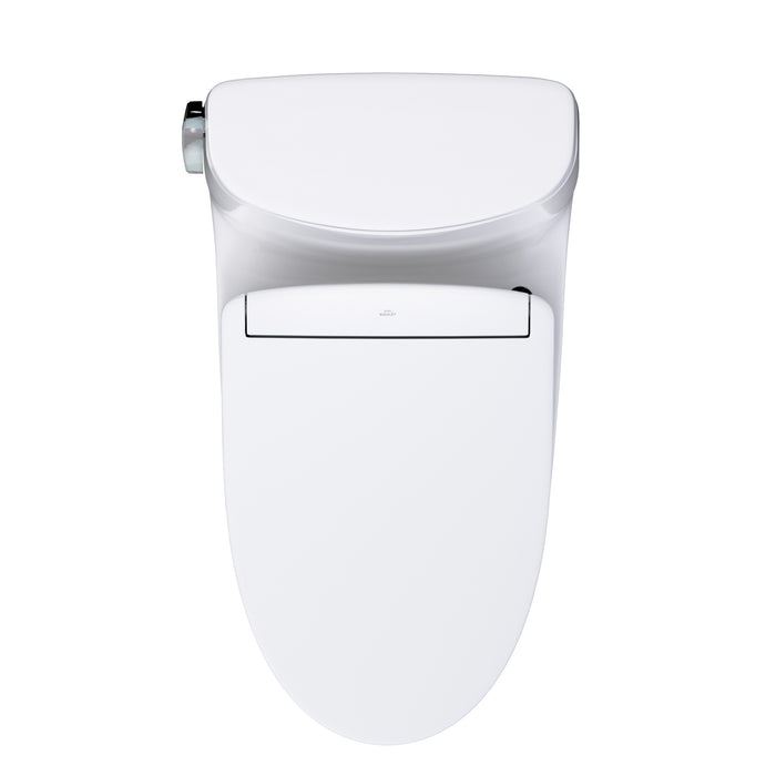 TOTO MW6143446CEFG#01 Carlyle II One-Piece Elongated Universal Height Toilet with Washlet+ S5 Bidet Seat