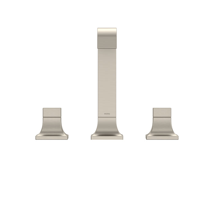 TOTO TLG08201U#BN GC 1.2 GPM Two Handle Widespread Bathroom Sink Faucet, Brushed Nickel