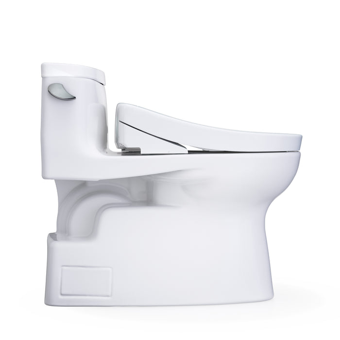 TOTO MW6443446CEFG#01 Carolina II One-Piece Elongated Universal Height Toilet with Washlet+ S5 Bidet Seat