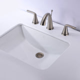 ANZZI LS-AZ107 Pegasus Series 21" Ceramic Undermount Sink Basin in White