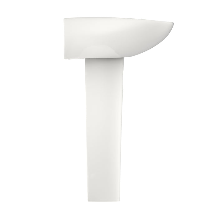 TOTO LPT242.8G#11 Prominence Oval Basin Pedestal Bathroom Sink for 8 inch Center Faucets, Colonial White