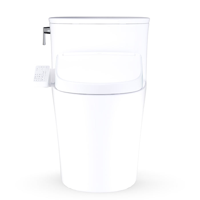 TOTO MW6863346CUFG#01 Aurora 1G WASHLET+ S2 One-Piece Elongated 1.0 GPF Universal Height Toilet
