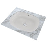 TOTO LT481G#11 Maris Oval Undermount Bathroom Sink with CEFIONTECT, Colonial White