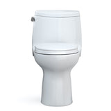 TOTO MS604124CEFG#01 UltraMax II One-Piece Elongated Universal Height Toilet with SoftClose Seat, Cotton White