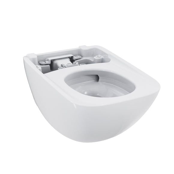 TOTO NEOREST WX1 Dual Flush 1.2 or 0.8 GPF Wall-Hung Toilet Bowl Unit, Cotton White - CT9538CEFG#01