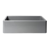 ALFI Brand AB33FARM-T Titanium 33" Granite Composite Single Bowl Drop-in Farm Sink