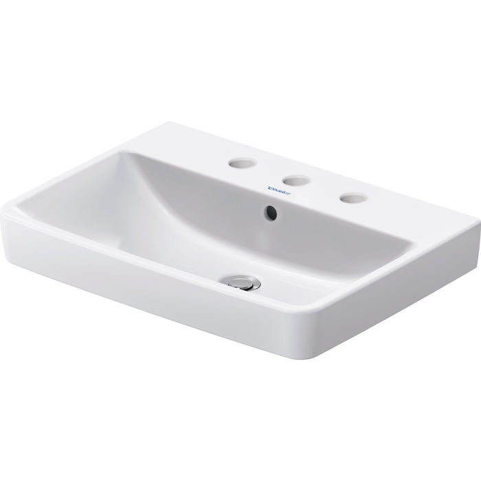 Duravit 2375650087 No.1 25 5/8" Rectangular Wall Mounted Bathroom Sink