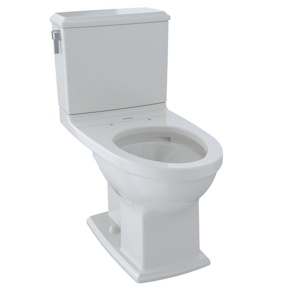 TOTO Connelly Two-Piece Elongated Dual-Max, Dual Flush 1.28 and 0.9 GPF Universal Height Toilet with CEFIONTECT, Colonial White - CST494CEMFG#11