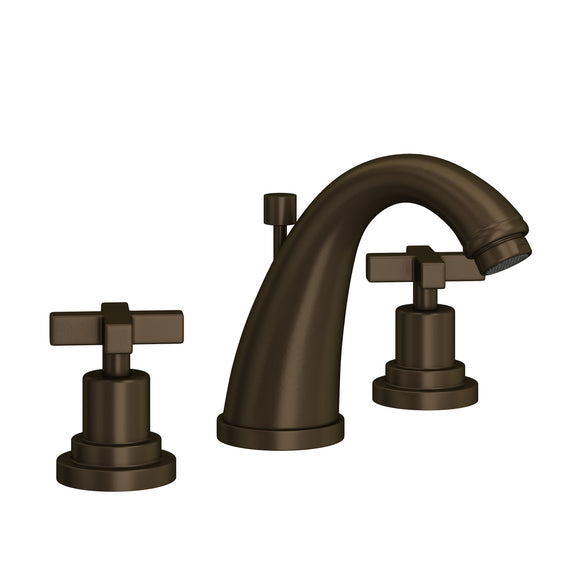 House of Rohl A1208XMTCB-2 Lombardia C-Spout Widespread Bathroom Faucet