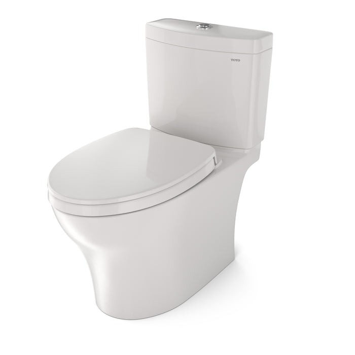 TOTO MS446124CEMGN#11 Aquia IV Washlet+ Elongated Dual Flush Regular Height Toilet, Colonial White