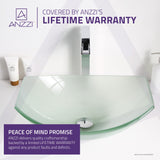 ANZZI LS-AZ8127 Magician Series Deco-Glass Vessel Sink in Lustrous Frosted