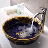 ANZZI LS-AZ187 Scepter Series Vessel Sink in Royal Blue