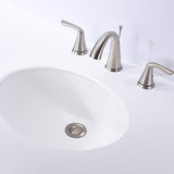 ANZZI LS-AZ109 Rhodes Series 21.5" Ceramic Undermount Sink Basin in White