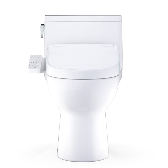 TOTO MW6723346CEFG#01 Redington WASHLET+ S2 One-Piece Elongated 1.28 GPF Universal Height Toilet