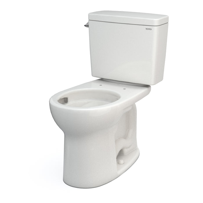 TOTO CST775CSFG#11 Drake Two-Piece Round 1.6 GPF Universal Height Toilet, Colonial White