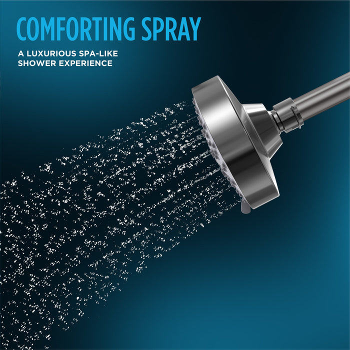 TOTO TBW03001U4#CP Left Series 1.75 GPM Multifunction 4" Classic Round Showerhead, Polished Chrome