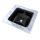 TOTO LT491#51 Connelly Square Undermount Bathroom Sink, Ebony