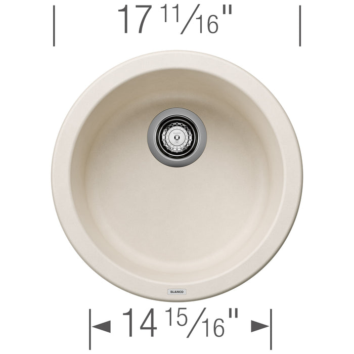 Blanco 527407 Rondo SILGRANIT 18" Dual Mount Bar Sink - Soft White