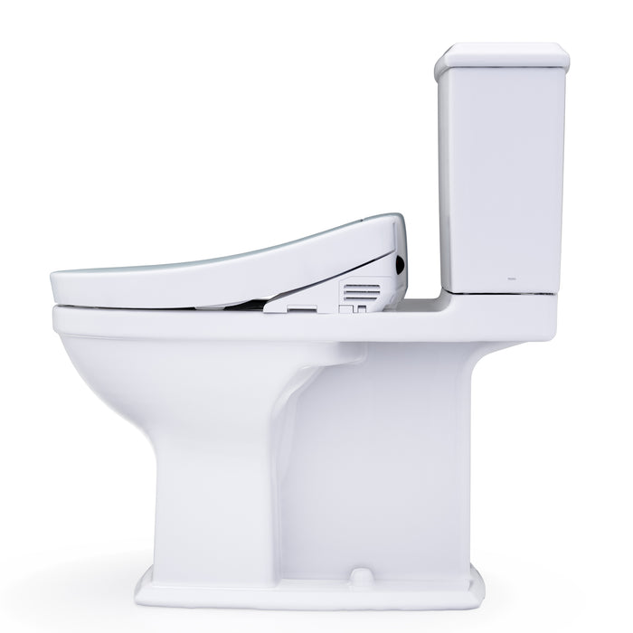 TOTO MW4943446CEMFG#01 Connelly Elongated Dual Flush Universal Height Toilet with Washlet S5 Bidet Seat