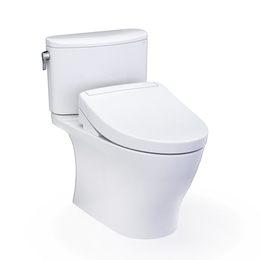 TOTO Washlet+ Nexus 1G Two-Piece Elongated 1.0 GPF Toilet with S5 Bidet Seat, Cotton White - MW4423446CUFG#01