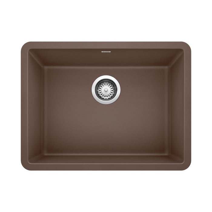 Blanco 522418 Precis SILGRANIT 24" Single Bowl Undermount Kitchen Sink - Cafe