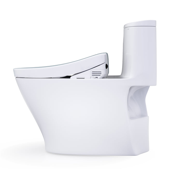 TOTO MW6423446CUFG#01 Nexus 1G One-Piece Elongated 1.0 GPF Universal Height Toilet with Washlet S5 Bidet Seat