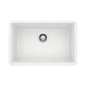 Blanco 522429 Precis SILGRANIT 27" Single Bowl Undermount Kitchen Sink - White