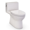 TOTO Redington One-Piece Elongated 1.28 GPF WASHLET+ and Auto Flush Ready Universal Height Toilet with CEFIONTECT and SS124 SoftClose Seat, Sedona Beige - MS672124CEFG#12