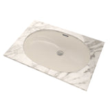 TOTO LT546G#12 Oval Undermount Bathroom Sink with CEFIONTECT, Sedona Beige