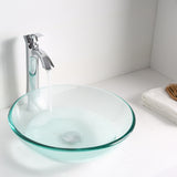 ANZZI LS-AZ087 Etude Series Vessel Sink in Lustrous Clear