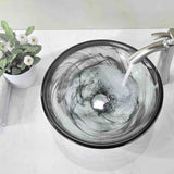 ANZZI LS-AZ054 Mezzo Series Vessel Sink with Pop-Up Drain in Slumber Wisp