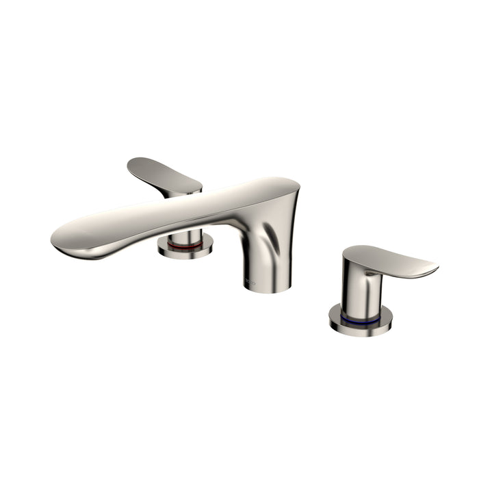TOTO TBG01201U#PN GO Two-Handle Deck-Mount Roman Tub Filler Trim, Polished Nickel