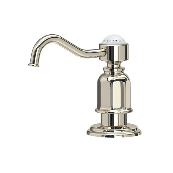 Rohl U.6995PN Perrin and Rowe Traditional Deck Mount Soap Dispenser