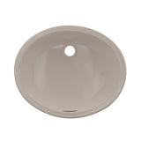 TOTO LT579G#03 Rendezvous Oval Undermount Bathroom Sink with CEFIONTECT, Bone