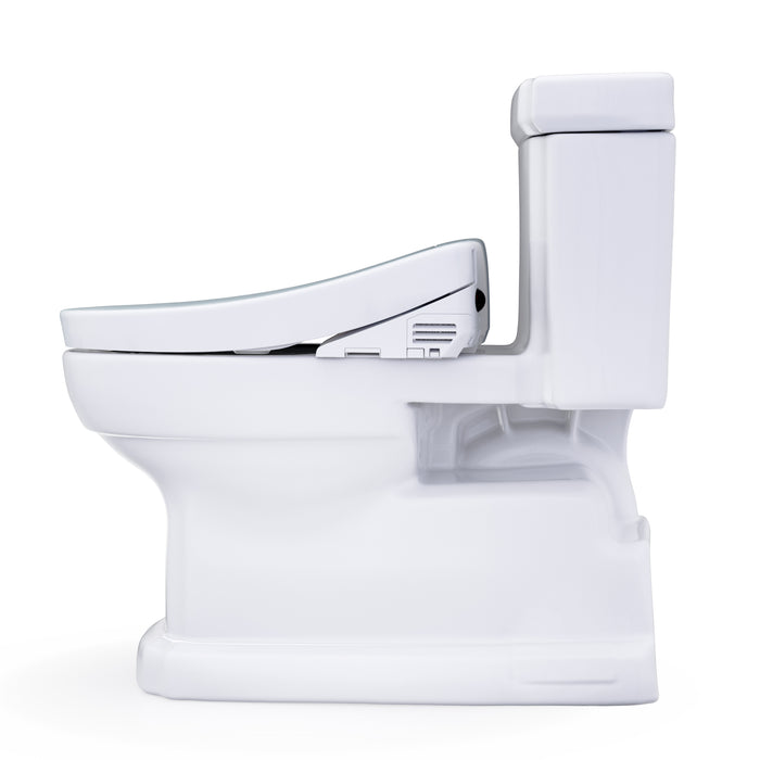 TOTO MW9743446CEFG#01 Washlet+ Eco Guinevere Elongated Universal Height Toilet with S5 Bidet Seat