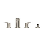 TOTO TBG09202U#BN GM Two-Handle Deck-Mount Roman Tub Filler Trim with Handshower, Brushed Nickel