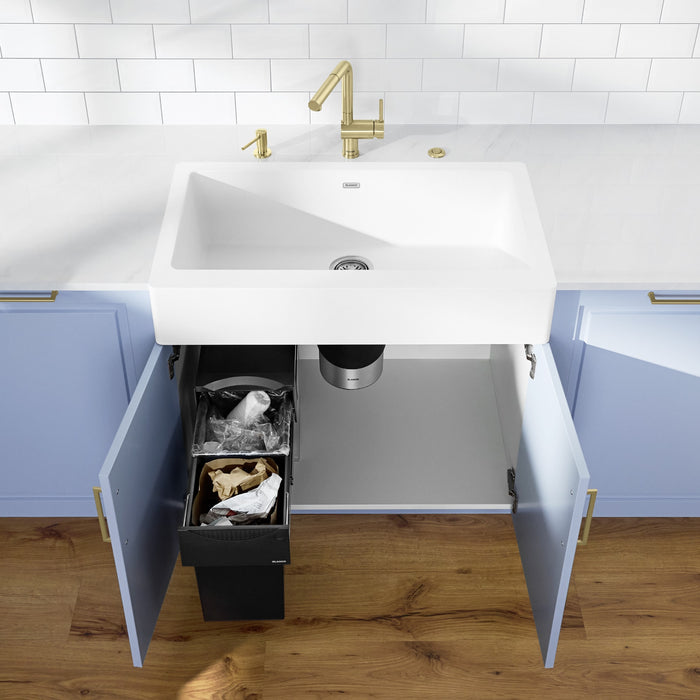 Blanco 526541 Vintera SILGRANIT 30" Single Bowl Apron-Front Farmhouse Sink - White