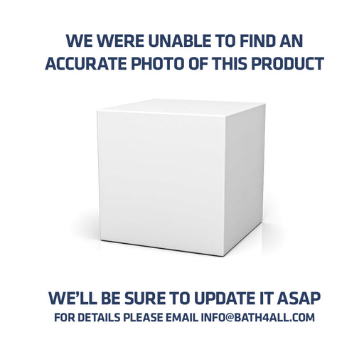 Non-hold flush valve tower / drain fitting assembly, cotton white.