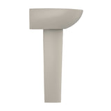 TOTO LPT241.4G#03 Supreme Oval Pedestal Bathroom Sink with CeFiONtect for 4" Center Faucets, Bone