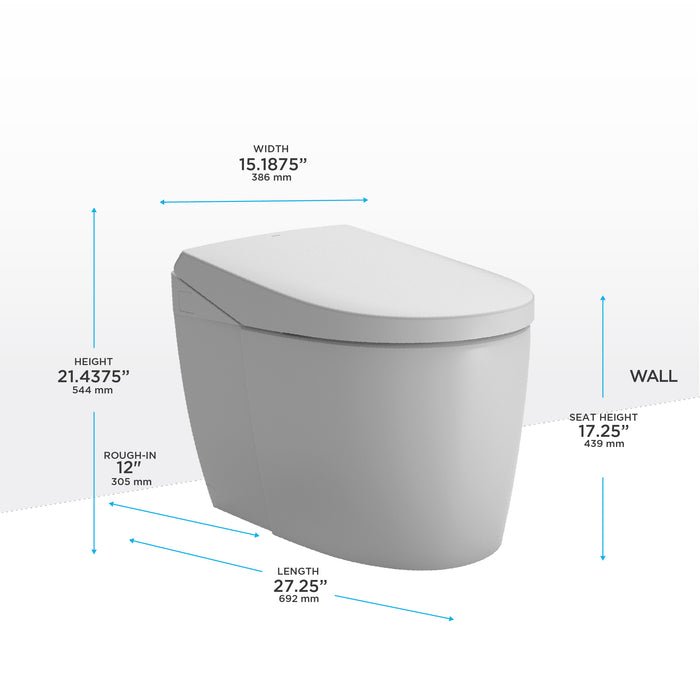 TOTO MS8551CUMFG#01 NEOREST AS Dual Flush Toilet with Integrated Bidet Seat