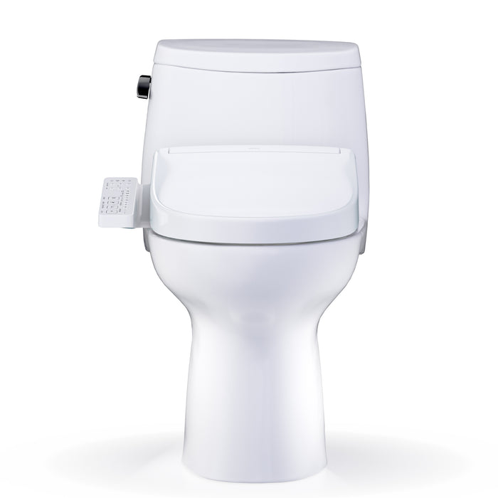 TOTO MW6043346CEFG#01 UltraMax II One-Piece Elongated Universal Height Toilet with Washlet+ S2 Bidet Seat