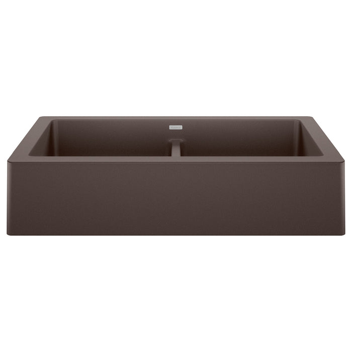 Blanco 526552 Vintera SILGRANIT 33" Double Bowl Apron-Front Farmhouse Sink - Cafe