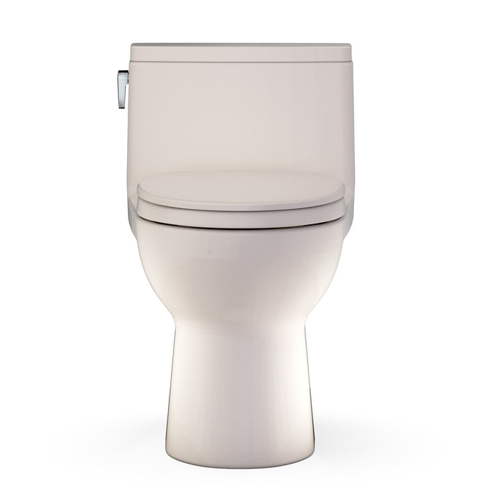 TOTO MS672124CEFG#03 Redington One-Piece Elongated 1.28 GPF Universal Height Toilet with Seat, Bone Finish