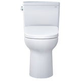 TOTO MW7764726CEFGA#01 Drake Two-Piece Elongated Universal Height Toilet with S7 Bidet Seat, Cotton White