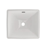 TOTO LT624G#11 Legato Rectangular Undermount Bathroom Sink with CEFIONTECT, Colonial White