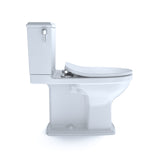 TOTO MS494234CEMFG#01 Connelly Two-Piece Dual Flush Toilet, WASHLET+ Ready, Cotton White