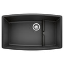 Blanco 440064 Performa Cascade SILGRANIT 32" Single Bowl Undermount Kitchen Sink with Colander - Anthracite